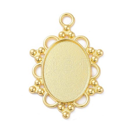 Alloy Pendant Cabochon Settings PALLOY-E577-35G-1