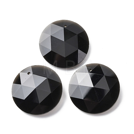 Natural Obsidian Pendants G-H331-01A-1