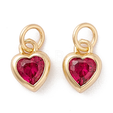 Brass inlaid Cubic Zirconia Pendants ZIRC-A019-13G-C-1