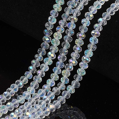 Electroplate Glass Beads Strands LS-EGLA-A034-T3mm-L19-1