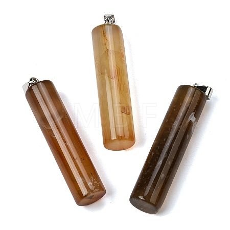 Natural Agate Big Pendants G-F820-11B-1