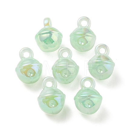 UV Plating Rainbow Iridescent Acrylic Pendants OACR-P010-19F-1