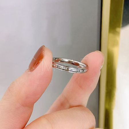 201 Stainless Steel Finger Rings FS-WG7AFE1-15-1