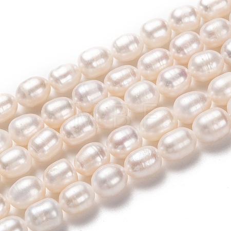 Natural Cultured Freshwater Pearl Beads Strands PEAR-L033-83-1
