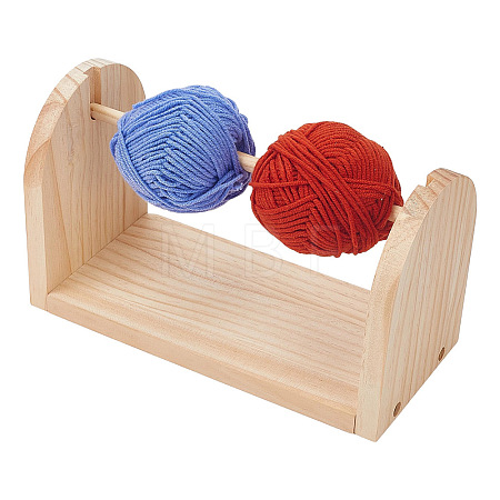 Wooden Yarn Skein Spinner TOOL-WH0166-062A-1