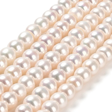 Natural Cultured Freshwater Pearl Beads Strands PEAR-J007-09-1