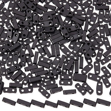 315Pcs 2-Hole Baking Paint Glass Seed Beads SEED-PA0001-39-1
