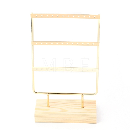 Three Layer Iron Earring Display DIY-I047-06A-1