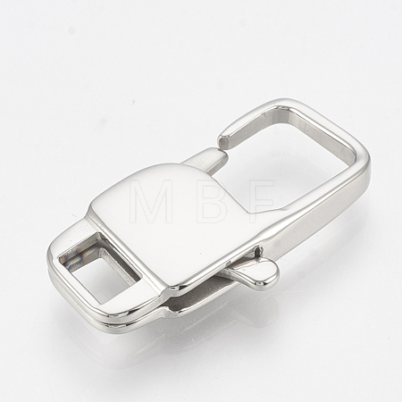 Tarnish Resistant 304 Stainless Steel Lobster Claw Clasps STAS-T033-28E-1