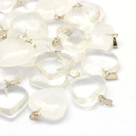 Glass Imitation Quartz Crystal Pendants LS-GLAA-XCP0002-07-1
