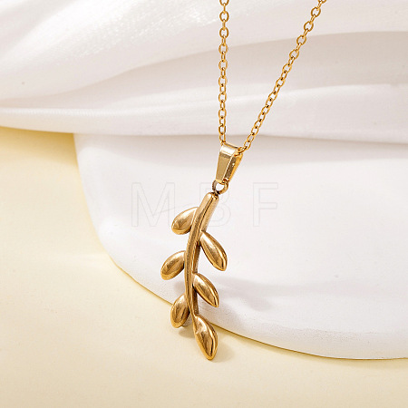201 Stainless Steel Pendant Necklaces FS-WGE9515-01-1