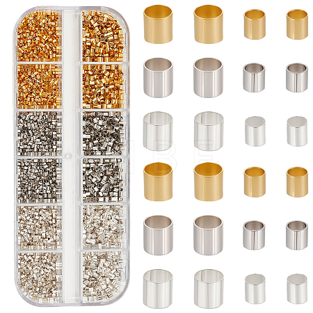 4500Pcs Brass Crimp Beads KK-PA0001-12-1