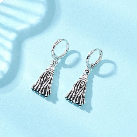 Tibetan Style Alloy Leverback Earrings EJEW-JE06910-1