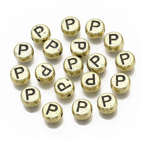 Plating Acrylic Beads X-PACR-CD0001-P-1