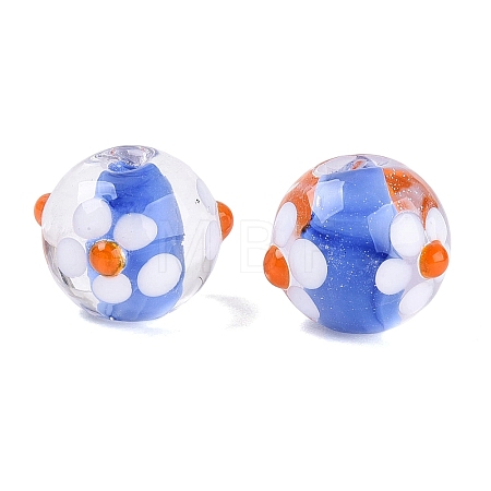 Handmade Bumpy Lampwork Beads LAMP-N042-21A-01-1