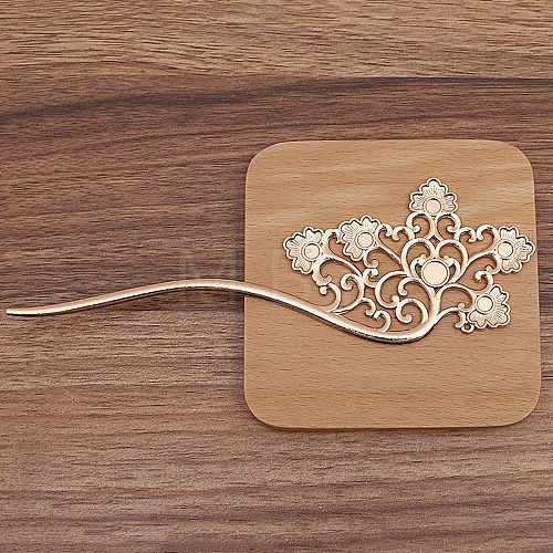 Ancient Style Alloy Hair Stick Finding PW-WG6469D-03-1