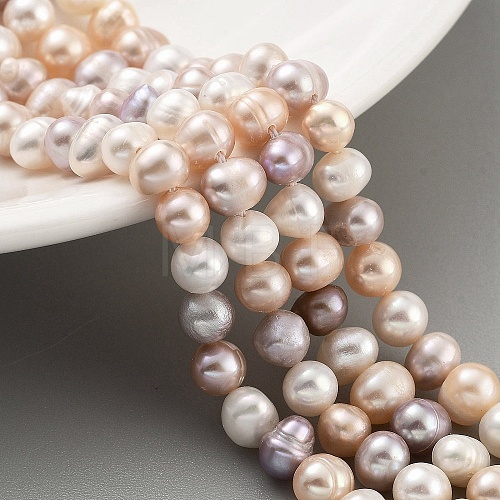 Natural Cultured Freshwater Pearl Beads Strands PEAR-C003-13E-1