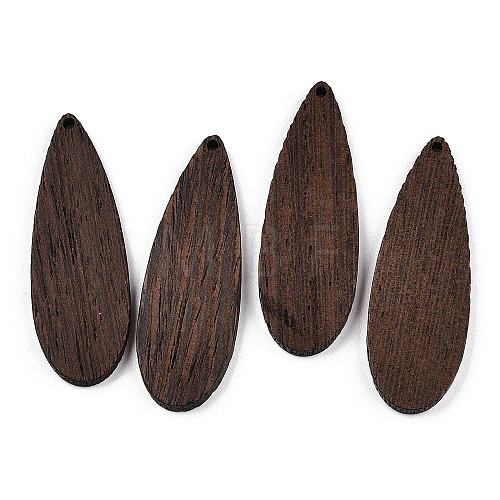Natural Wenge Wood Big Pendants WOOD-T023-73-1