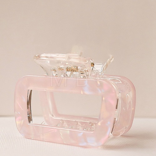 Rectangle Acrylic Claw Hair Clips PW-WG0A2D8-02-1