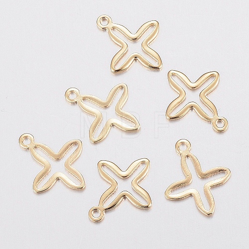 201 Stainless Steel Tiny Cross Charms X-STAS-H436-42-1