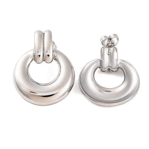 Non-Tarnish 304 Stainless Steel Stud Earrings EJEW-G395-36P-1