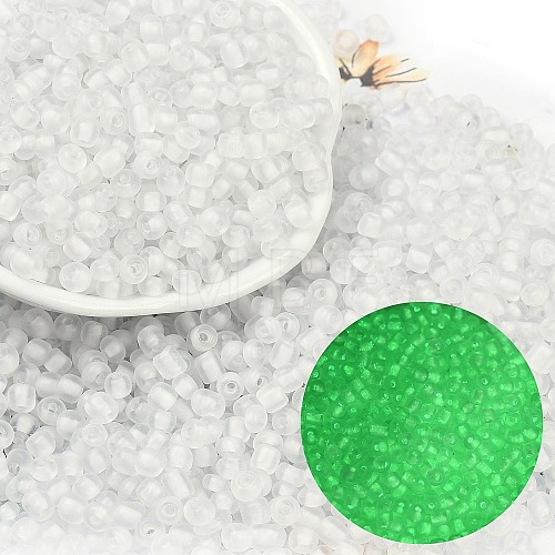 6/0 Luminous Glass Seed Beads SEED-NH0001-01A-1