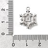 Christmas Brass Micro Pave Cubic Zirconia Pendants KK-L258-04P-E01-3