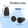 Plastic Cord End Caps FIND-WH0750-205-2