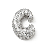 Brass Micro Pave Cubic Zirconia Pendants KK-A300-02P-C-1