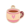 Valentine's Day Alloy Enamel Pendants ENAM-I084-01KCG-27-1