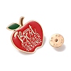 Teacher's Day Theme Rack Plating Light Gold Alloy Brooches X-JEWB-Z016-01KCG-06-3