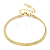 304 Stainless Steel Snake Chain Bracelets for Women LS-BJEW-U019-04G-02-4