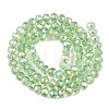 Electroplate Glass Beads Strands X-EGLA-A044-T6mm-B09-3