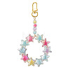 Acrylic Star Pendant Decoration HJEW-JM02032-1