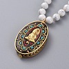 Buddhist Jewelry NJEW-JN02656-02-2