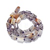 Natural Purple Lodolite Quartz Beads Strands G-O170-116-1-2