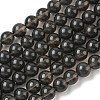 Natural Ice Obsidian Beads Strands X-G-P590-A03-8mm-02-2