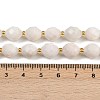 Natural White Moonstone Beads Strands G-N342-149I-13-5