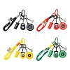 8Pcs 8 Styles Alloy Pendant Decorations HJEW-YW00556-01-2