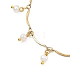 Natural Cultured Freshwater Pearl Charm Bracelets BJEW-JB13586-3