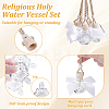 Car Hanging Glass Perfume Bottles AJEW-WA0004-27-3