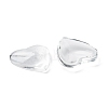 Transparent Glass Heart Cabochons X-GGLA-R021-20mm-3