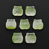 Two Tone Transparent Spray Painted Glass Beads GLAA-T022-22-C06-1