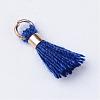 Polycotton(Polyester Cotton) Tassel Pendant Decorations OCOR-S102-06-2