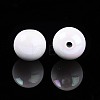 Electroplate Round Glass Beads Strands EGLA-T029-07K-2