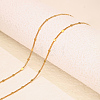 Vintage Brass Textured Twisted Chain Necklaces for Women ED4073-2