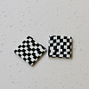 Acrylic Plaid Charm FIND-SZC0010-430-1