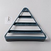 Triangle Plastic Jewelry Display Frame ODIS-WH0001-32A-2