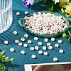 500Pcs Plating Acrylic Beads PACR-TADJ0001-01G-4
