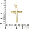 Brass Micro Pave Cubic Zirconia Pendants KK-Z153-24G-01-3
